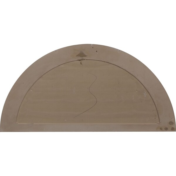 Ekena Millwork Half Round Gable Vent Louver, Non-Functional, 28"W x 14"H x 1 1/8"P - GVHR28D