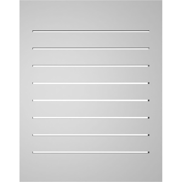 Ekena Millwork Vertical Surface Mount PVC Gable Vent: Functional, w/ 2"W x 2"P Brickmould Sill Frame, 22"W x 28"H - GVPVE22X2803SF