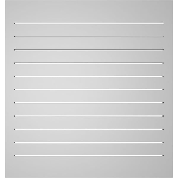 Ekena Millwork Vertical Surface Mount PVC Gable Vent: Functional, w/ 2"W x 2"P Brickmould Sill Frame, 36"W x 38"H - GVPVE36X3803SF
