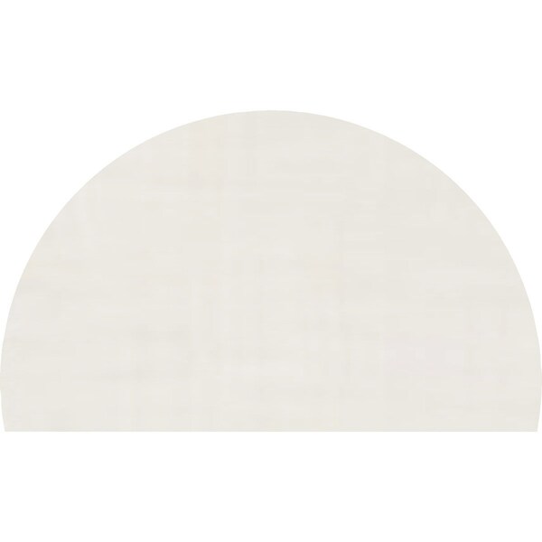 Ekena Millwork Half Round Gable Vent Non-Functional, PVC Gable Vent w/ 1" x 4" Flat Trim Frame, 28"W x 14"H - GVPHR28X1401DUN