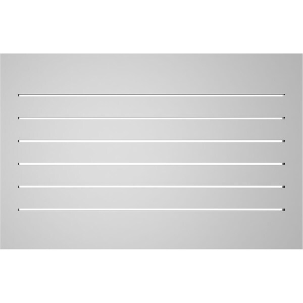 Ekena Millwork Vertical Surface Mount PVC Gable Vent: Functional, w/ 2"W x 2"P Brickmould Sill Frame, 34"W x 22"H - GVPVE34X2203SF