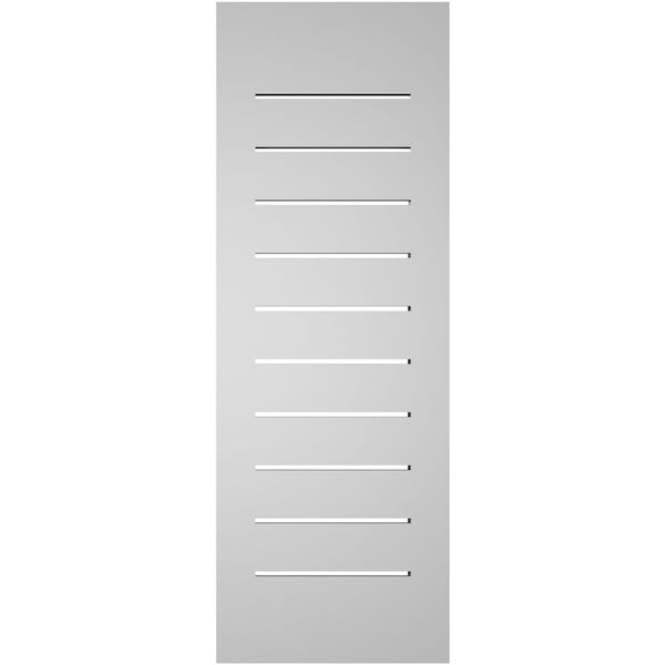 Ekena Millwork Vertical Surface Mount PVC Gable Vent: Functional, w/ 2"W x 2"P Brickmould Sill Frame, 12"W x 34"H - GVPVE12X3403SF