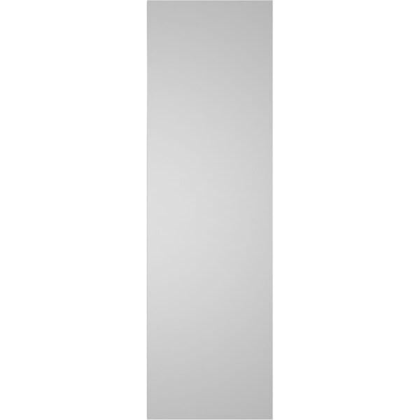 Ekena Millwork Vertical Surface Mount PVC Gable Vent: Non-Functional, w/ 3-1/2"W x 1"P Standard Frame, 12"W x 40"H - GVPVE12X4001SN