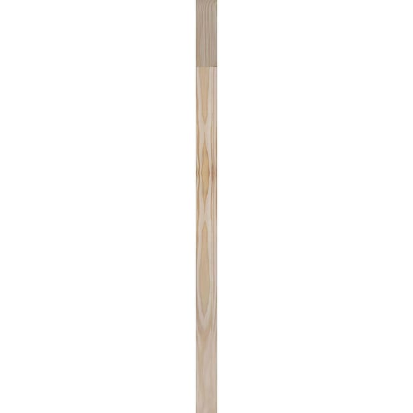 Ekena Millwork Arch Top Gable Vent Unfinished, Non-Functional, Pine Gable Vent w/Decorative Face Frame, 16"W x 36"H - GVWAR16X3602SDUPI