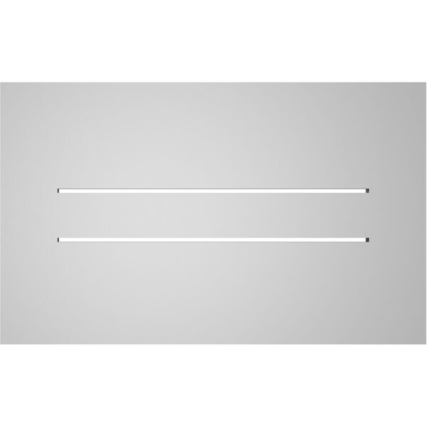Ekena Millwork Vertical Surface Mount PVC Gable Vent: Functional, w/ 3-1/2"W x 1"P Standard Frame, 26"W x 16"H - GVPVE26X1601SF