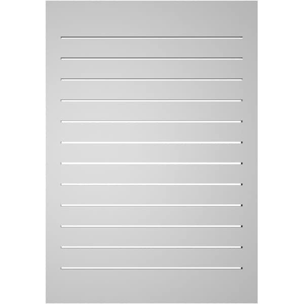 Ekena Millwork Vertical Surface Mount PVC Gable Vent: Functional, w/ 2"W x 2"P Brickmould Sill Frame, 28"W x 40"H - GVPVE28X4003SF