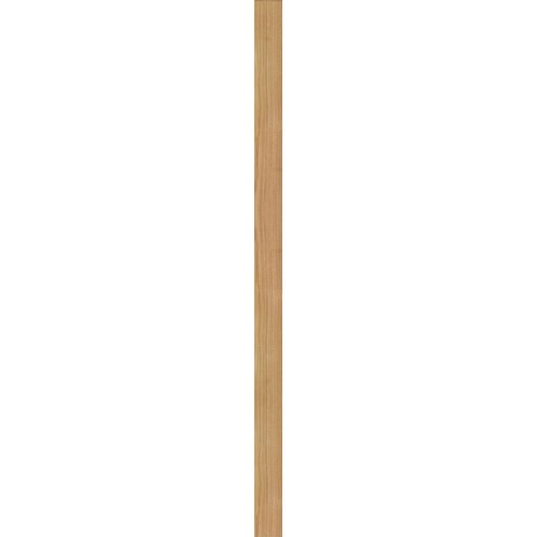 Ekena Millwork Quarter Round Top Right Western Red Cedar Gable Vent w/Decorative Face Frame, 12"W x 24"H - GVWQR12X2402SDUWR