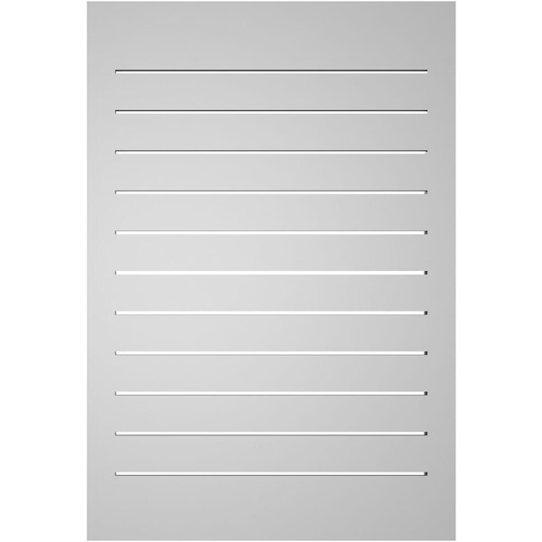Ekena Millwork Vertical Surface Mount PVC Gable Vent: Functional, w/ 2"W x 2"P Brickmould Sill Frame, 26"W x 38"H - GVPVE26X3803SF