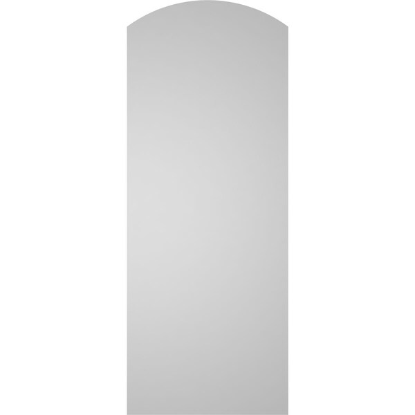Ekena Millwork Arch Top Surface Mount PVC Gable Vent: Functional, w/ 3-1/2"W x 1"P Standard Frame, 14"W x 36"H - GVPAR14X3601SF