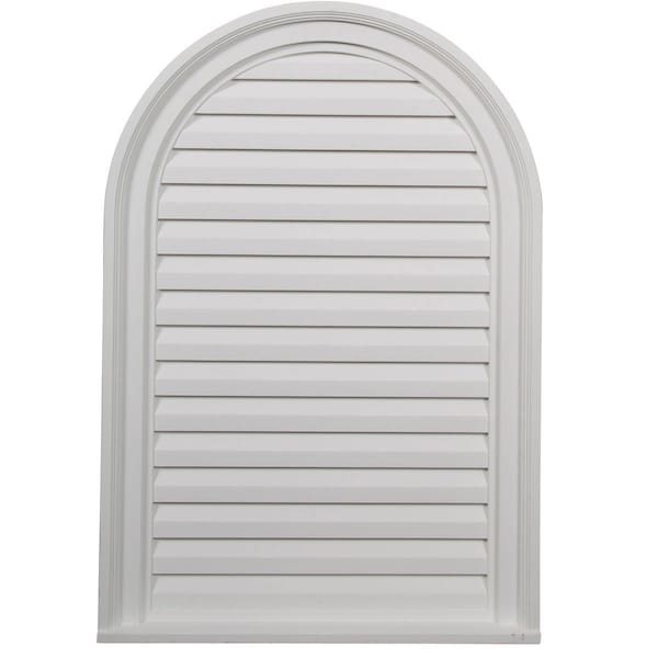 Ekena Millwork Cathedral Urethane Gable Vent Louver, Non-Functional, 22"W x 30"H - GVCA22X30D