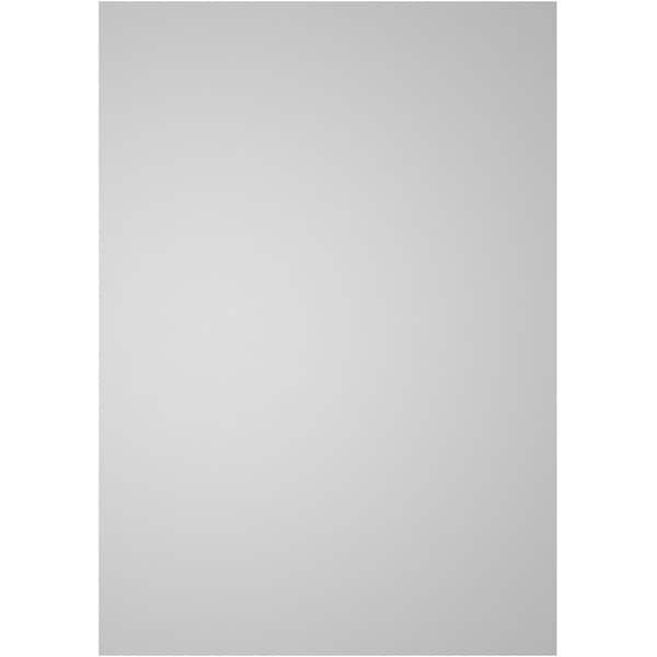 Ekena Millwork Vertical Surface Mount PVC Gable Vent: Non-Functional, w/ 3-1/2"W x 1"P Standard Frame, 14"W x 20"H - GVPVE14X2001SN