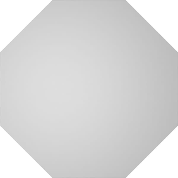 Ekena Millwork Octagonal Surface Mount PVC Gable Vent w/ 2"W x 2"P Brickmould Sill Frame, 40"W x 40"H - GVPOC40X4003SN