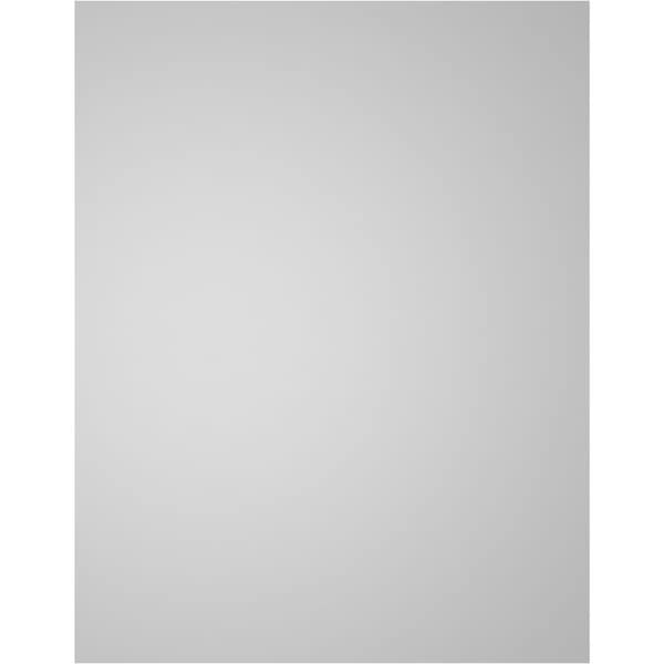 Ekena Millwork Vertical Surface Mount PVC Gable Vnt: Non-Functional, w/2"W x 1-1/2"H, Brickmould Frame, 14"W x 18"H - GVPVE14X1802SN