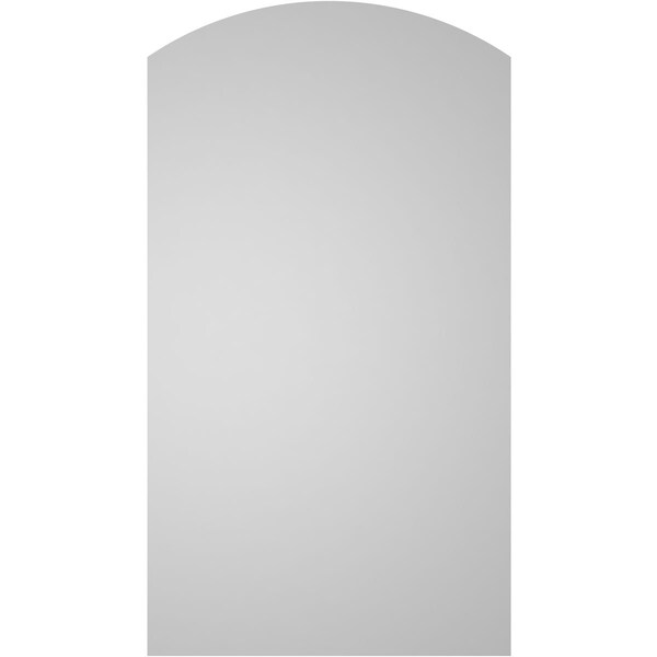 Ekena Millwork Arch Top Surface Mount PVC Gable Vent: Functional, w/ 3-1/2"W x 1"P Standard Frame, 20"W x 36"H - GVPAR20X3601SF