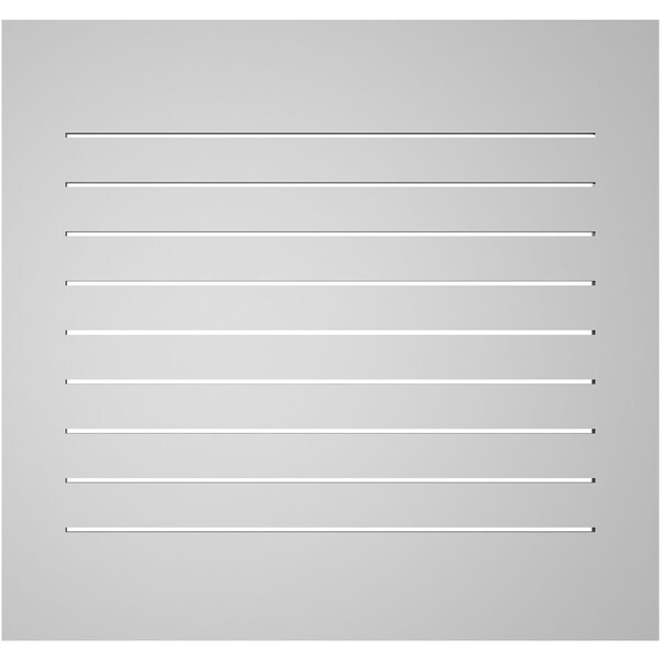 Ekena Millwork Vertical Surface Mount PVC Gable Vent: Functional, w/ 3-1/2"W x 1"P Standard Frame, 36"W x 34"H - GVPVE36X3401SF