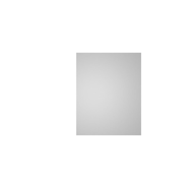 Ekena Millwork Vertical Surface Mount PVC Gable Vnt: Non-Functional, w/2"W x 1-1/2"H, Brickmould Frame, 22"W x 28"H - GVPVE22X2802SN