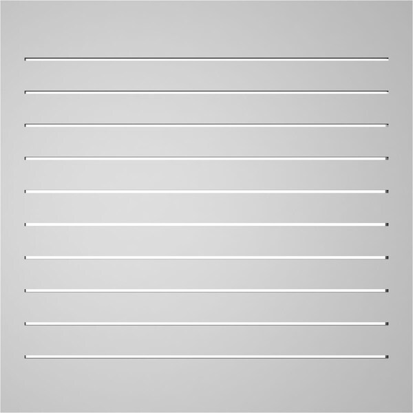 Ekena Millwork Vertical Surface Mount PVC Gable Vent: Functional, w/ 2"W x 1-1/2"P Brickmould Frame, 34"W x 34"H - GVPVE34X3402SF