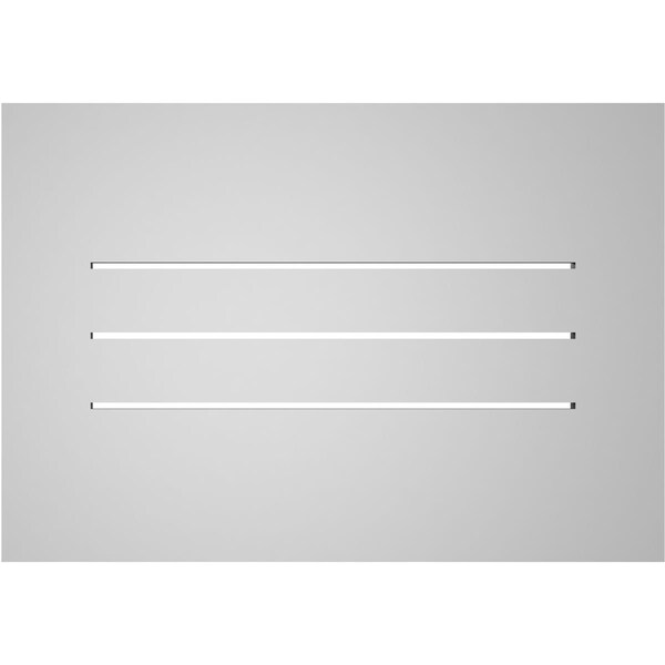 Ekena Millwork Vertical Surface Mount PVC Gable Vent: Functional, w/ 3-1/2"W x 1"P Standard Frame, 26"W x 18"H - GVPVE26X1801SF