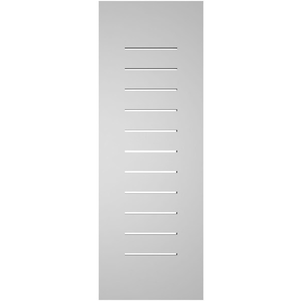 Ekena Millwork Vertical Surface Mount PVC Gable Vent: Functional, w/ 3-1/2"W x 1"P Standard Frame, 14"W x 40"H - GVPVE14X4001SF