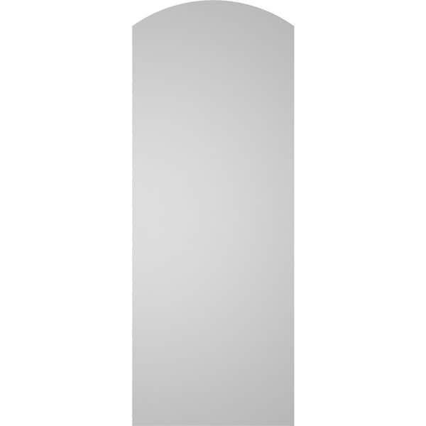 Ekena Millwork Arch Top Surface Mount PVC Gable Vent: Functional, w/ 3-1/2"W x 1"P Standard Frame, 16"W x 42"H - GVPAR16X4201SF