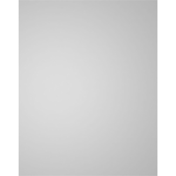 Ekena Millwork Vertical Surface Mount PVC Gable Vnt: Non-Functional, w/2"W x 1-1/2"H, Brickmould Frame, 30"W x 38"H - GVPVE30X3802SN