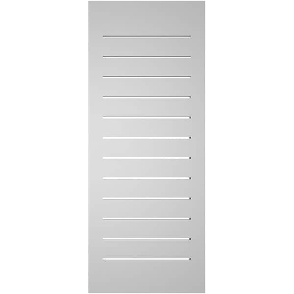 Ekena Millwork Vertical Surface Mount PVC Gable Vent: Functional, w/ 2"W x 2"P Brickmould Sill Frame, 16"W x 40"H - GVPVE16X4003SF