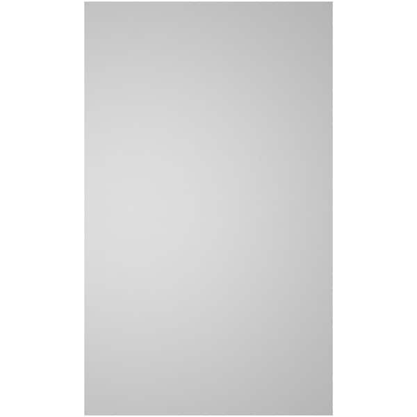 Ekena Millwork Vertical Surface Mount PVC Gable Vent w/ 2"W x 2"H , Brickmould Sill Frame, 24"W x 40"H - GVPVE24X4003SN