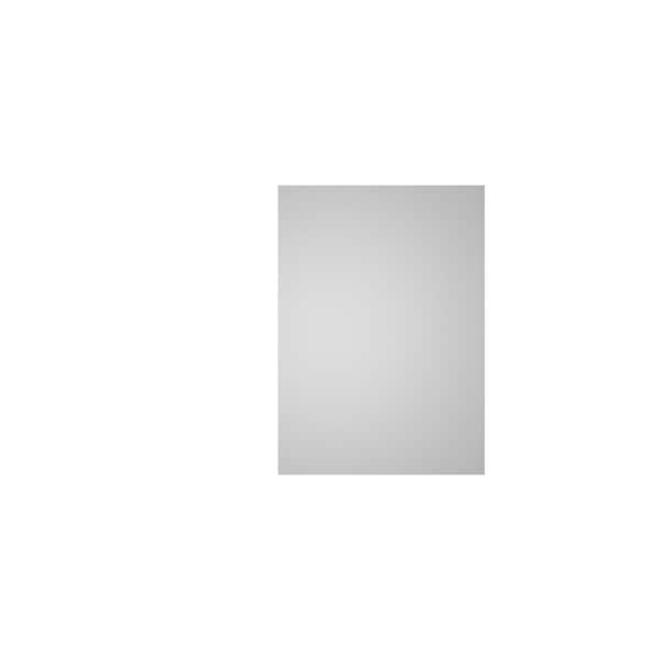 Ekena Millwork Vertical Surface Mount PVC Gable Vnt: Non-Functional, w/2"W x 1-1/2"H, Brickmould Frame, 30"W x 42"H - GVPVE30X4202SN