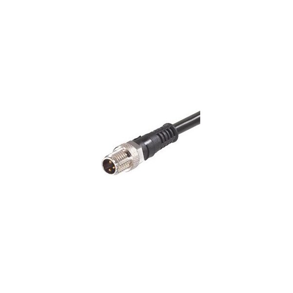 Cable conector de extremo único Woodhead Nano-Change (M8) con tuerca hexagonal estriada, 3 polos - 1200868633