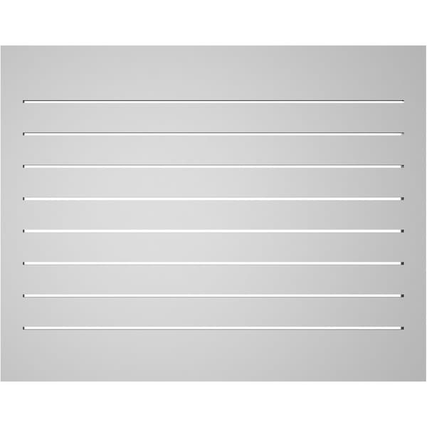 Ekena Millwork Vertical Surface Mount PVC Gable Vent: Functional, w/ 2"W x 1-1/2"P Brickmould Frame, 38"W x 30"H - GVPVE38X3002SF