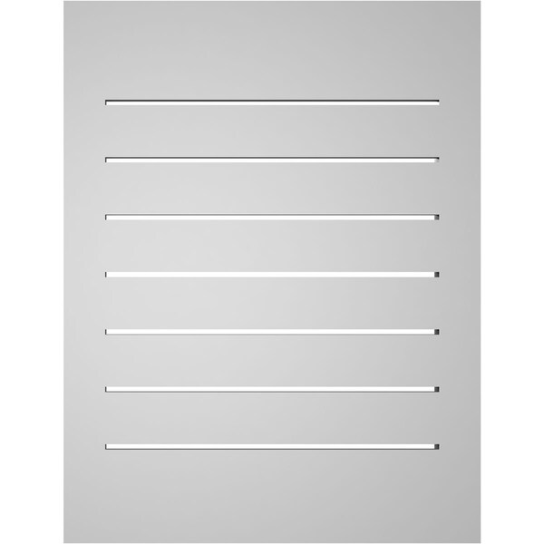Ekena Millwork Vertical Surface Mount PVC Gable Vent: Functional, w/ 2"W x 2"P Brickmould Sill Frame, 20"W x 26"H - GVPVE20X2603SF