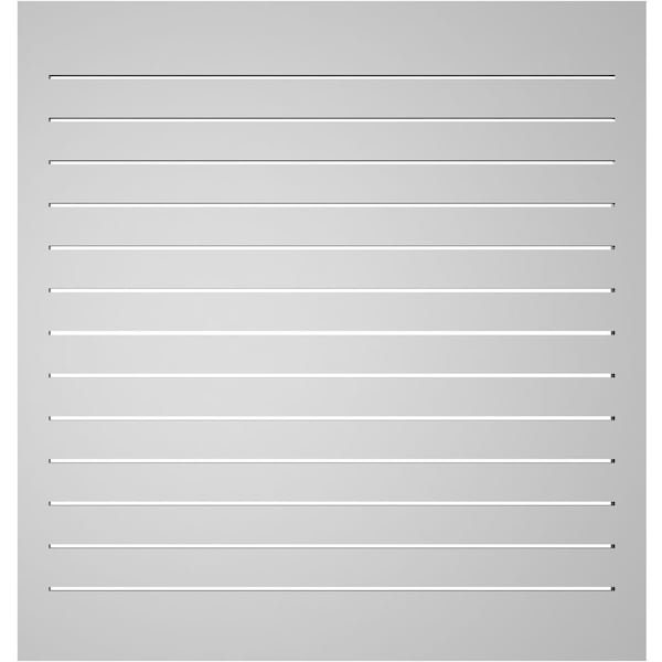 Ekena Millwork Vertical Surface Mount PVC Gable Vent: Functional, w/ 2"W x 1-1/2"P Brickmould Frame, 40"W x 42"H - GVPVE40X4202SF