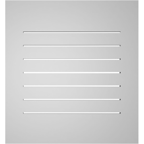 Ekena Millwork Vertical Surface Mount PVC Gable Vent: Functional, w/ 3-1/2"W x 1"P Standard Frame, 26"W x 28"H - GVPVE26X2801SF