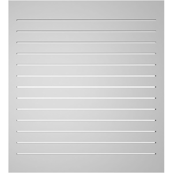 Ekena Millwork Vertical Surface Mount PVC Gable Vent: Functional, w/ 2"W x 1-1/2"P Brickmould Frame, 38"W x 42"H - GVPVE38X4202SF