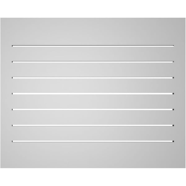 Ekena Millwork Vertical Surface Mount PVC Gable Vent: Functional, w/ 2"W x 1-1/2"P Brickmould Frame, 32"W x 26"H - GVPVE32X2602SF