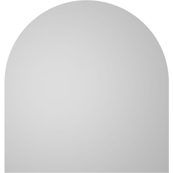 Ekena Millwork Round Top Surface Mount PVC Gable Vent: Non-Functional, w/ 3-1/2"W x 1"P Standard Frame, 40"W x 42"H - GVPRT40X4201SN