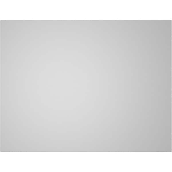 Ekena Millwork Vertical Surface Mount PVC Gable Vent: Non-Functional, w/ 3-1/2"W x 1"P Standard Frame, 26"W x 20"H - GVPVE26X2001SN