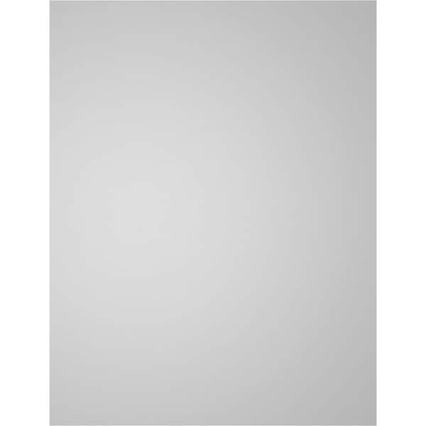 Ekena Millwork Vertical Surface Mount PVC Gable Vent: Non-Functional, w/ 3-1/2"W x 1"P Standard Frame, 20"W x 26"H - GVPVE20X2601SN