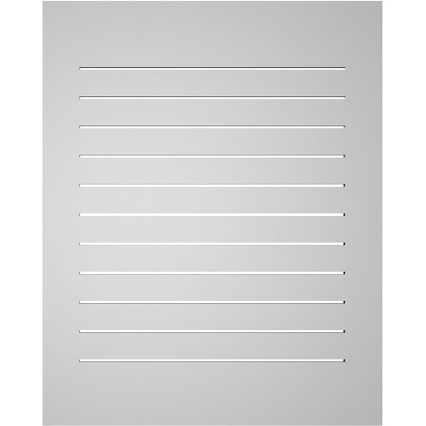 Ekena Millwork Vertical Surface Mount PVC Gable Vent: Functional, w/ 3-1/2"W x 1"P Standard Frame, 32"W x 40"H - GVPVE32X4001SF