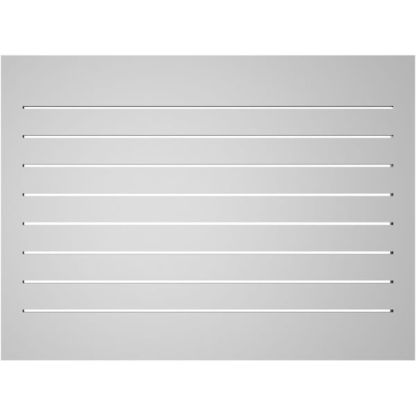 Ekena Millwork Vertical Surface Mount PVC Gable Vent: Functional, w/ 2"W x 2"P Brickmould Sill Frame, 38"W x 28"H - GVPVE38X2803SF
