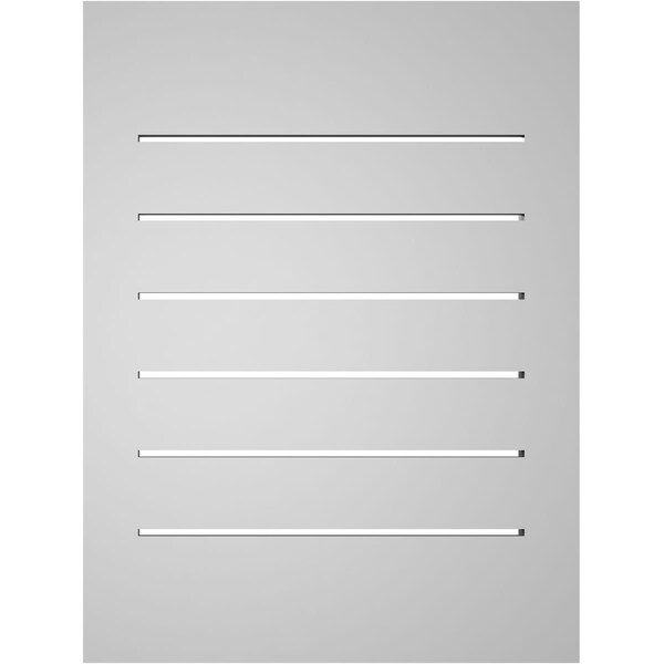 Ekena Millwork Vertical Surface Mount PVC Gable Vent: Functional, w/ 2"W x 1-1/2"P Brickmould Frame, 18"W x 24"H - GVPVE18X2402SF
