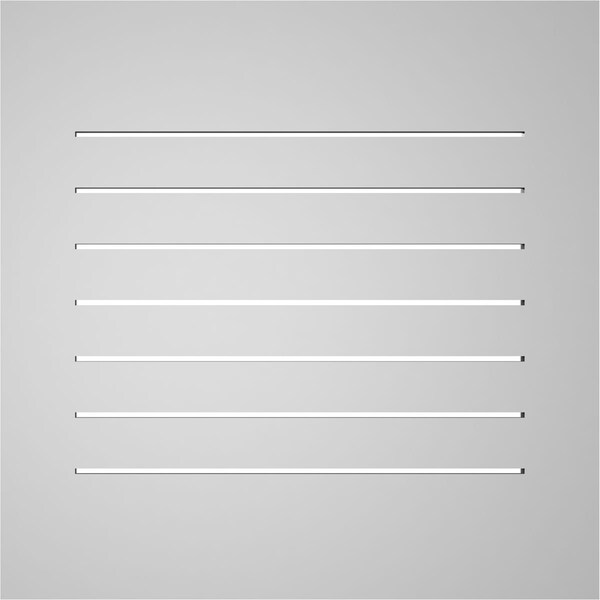 Ekena Millwork Vertical Surface Mount PVC Gable Vent: Functional, w/ 3-1/2"W x 1"P Standard Frame, 28"W x 28"H - GVPVE28X2801SF