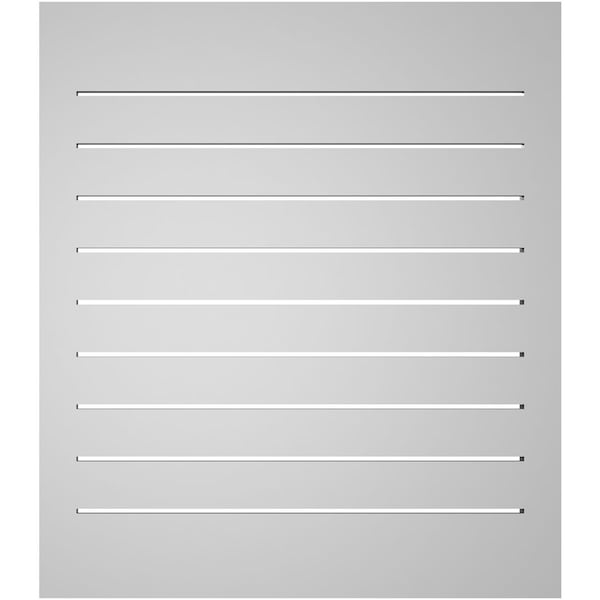 Ekena Millwork Vertical Surface Mount PVC Gable Vent: Functional, w/ 2"W x 2"P Brickmould Sill Frame, 28"W x 32"H - GVPVE28X3203SF
