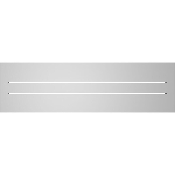 Ekena Millwork Vertical Surface Mount PVC Gable Vent: Functional, w/ 2"W x 2"P Brickmould Sill Frame, 42"W x 12"H - GVPVE42X1203SF