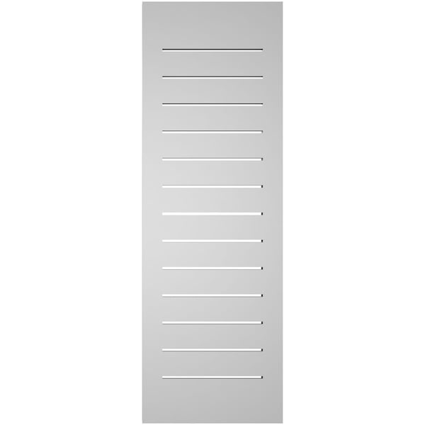 Ekena Millwork Vertical Surface Mount PVC Gable Vent: Functional, w/ 2"W x 1-1/2"P Brickmould Frame, 14"W x 42"H - GVPVE14X4202SF