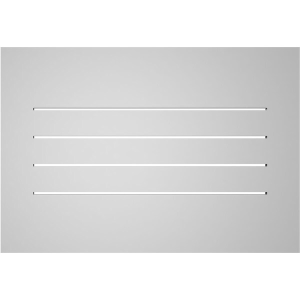 Ekena Millwork Vertical Surface Mount PVC Gable Vent: Functional, w/ 3-1/2"W x 1"P Standard Frame, 32"W x 22"H - GVPVE32X2201SF