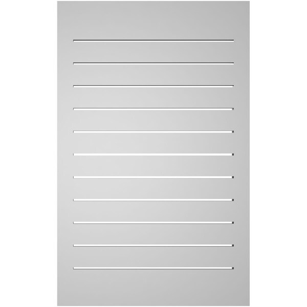 Ekena Millwork Vertical Surface Mount PVC Gable Vent: Functional, w/ 2"W x 2"P Brickmould Sill Frame, 24"W x 38"H - GVPVE24X3803SF