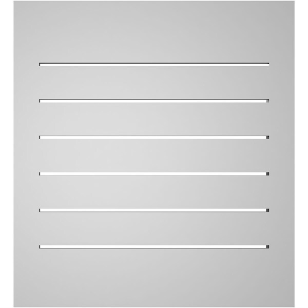 Ekena Millwork Vertical Surface Mount PVC Gable Vent: Functional, w/ 2"W x 1-1/2"P Brickmould Frame, 22"W x 24"H - GVPVE22X2402SF