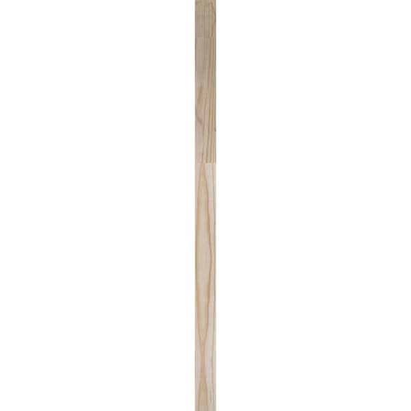 Ekena Millwork Round Top Gable Vent Non-Functional, Pine Gable Vent w/ Decorative Face Frame, 32"W x 26"H - GVWRT32X2602SDUPI