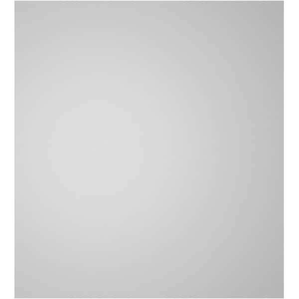 Ekena Millwork Vertical Surface Mount PVC Gable Vent: Non-Functional, w/3-1/2"W x 1"H, Standard Frame, 38"W x 42"H - GVPVE38X4201SN